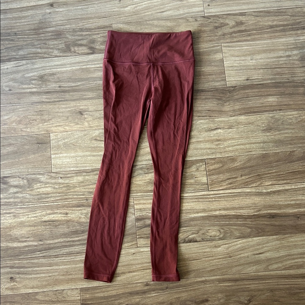 Athleta Rust Colored Full-Length Leggings
